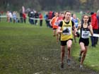 Jessica Coulson and Hannah Walker both under-23 women  start to pull away from the rest of the field during the 2012 McCain Liverpool Cross Challenge.